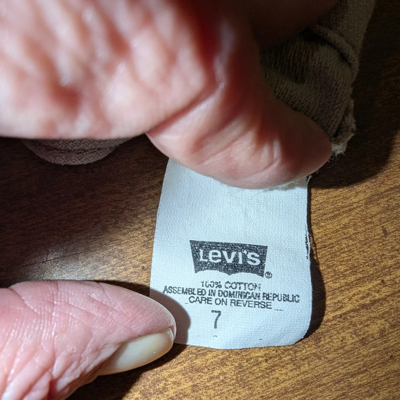 Levi's Tan Cargo Shorts Mid-Thigh Length - Picture 6 of 7